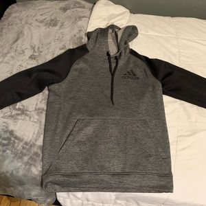 Adidas gray/black hoodie